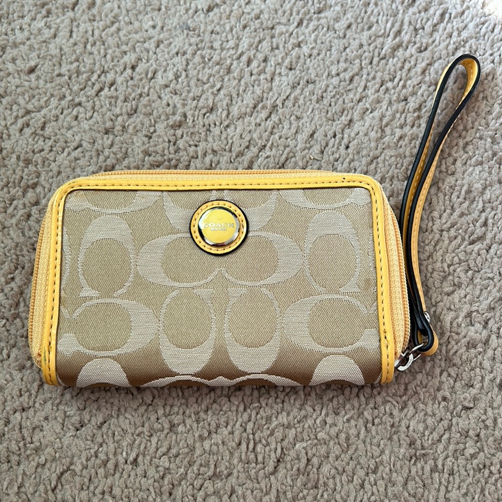 Coach wristlet
